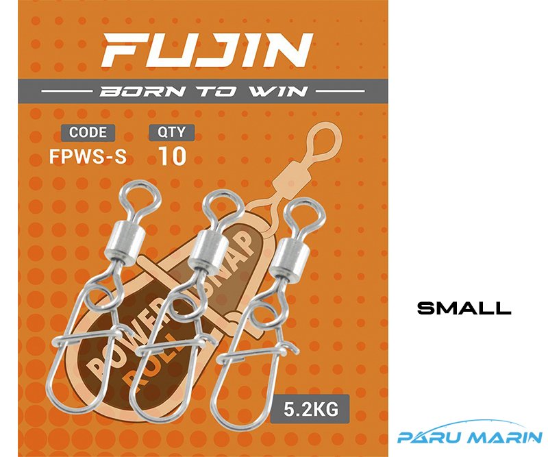 Fujin Roll Snap #S 5.2kg Çekerli Klips+Fırdöndü