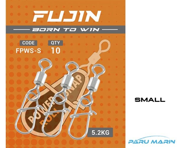 Fujin Roll Snap #S 5.2kg Çekerli Klips+Fırdöndü