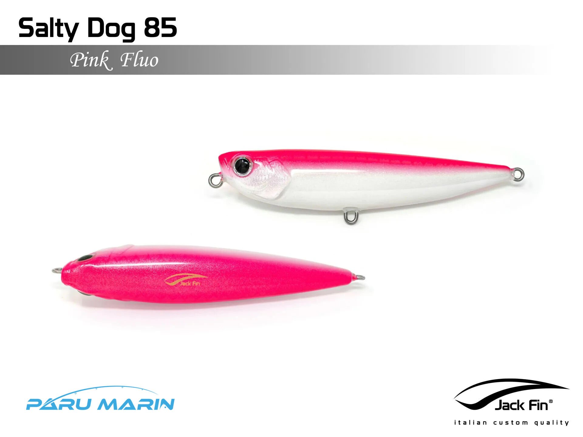 Jack Fin Salty Dog 85 Sahte Yem Pink Fluo