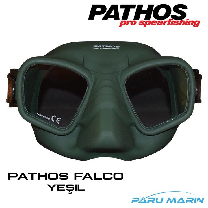 Pathos Falco Yeşil Kamuflaj Dalış Maskesi