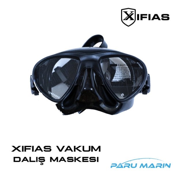 Xifias Vakum Siyah Dalış Maskesi