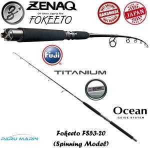 Zenaq Fokeeto FS53-20 Jig Kamışı  160 cm. Max. 700 g.