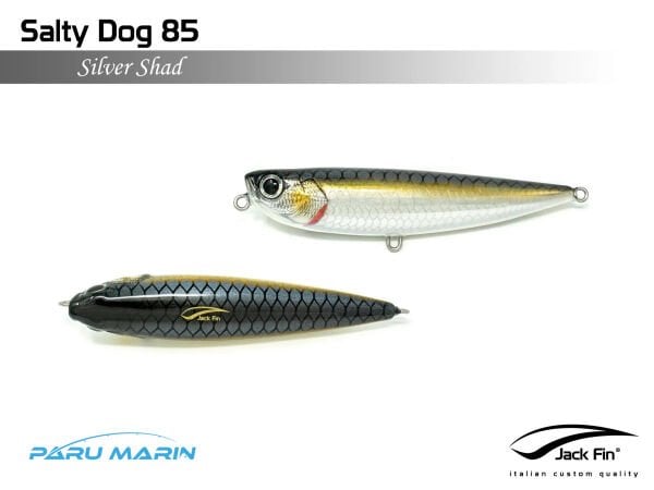 Jack Fin Salty Dog 85 Sahte Yem Silver Shad