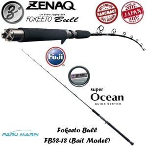 Zenaq Fokeeto Bull FB58-18 Jig Kamışı  172 cm. Max. 650 g.