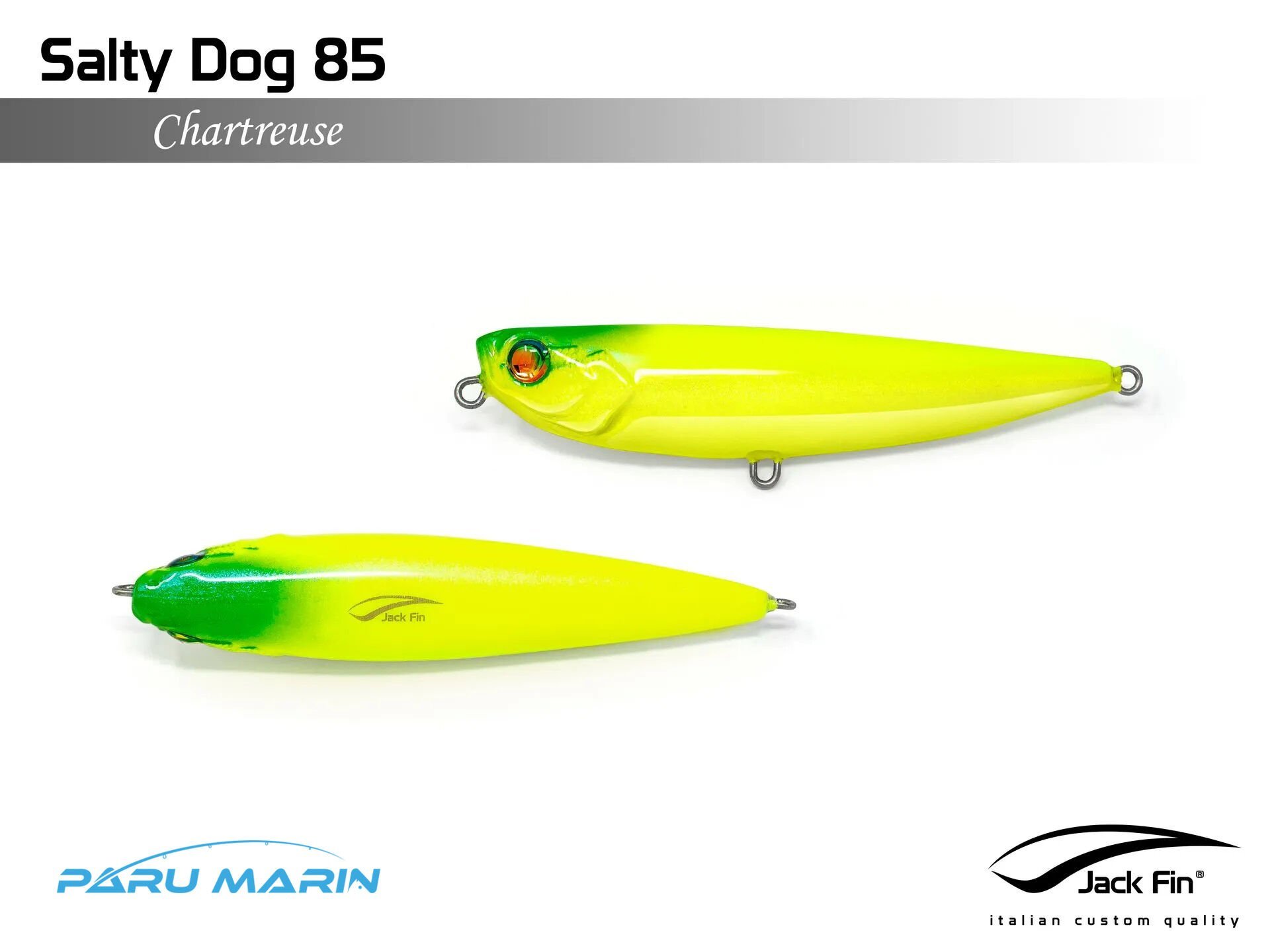 Jack Fin Salty Dog 85 Sahte Yem Chartreuse