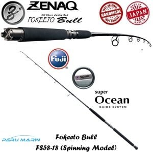 Zenaq Fokeeto Bull FS58-18 Jig Kamışı  172 cm. Max. 650 g.