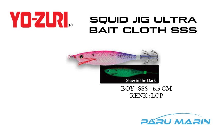 Yozuri A1680 Squid Jig Ultra Bait Cloth SSS-6.5cm Kalamar Zokası LCP