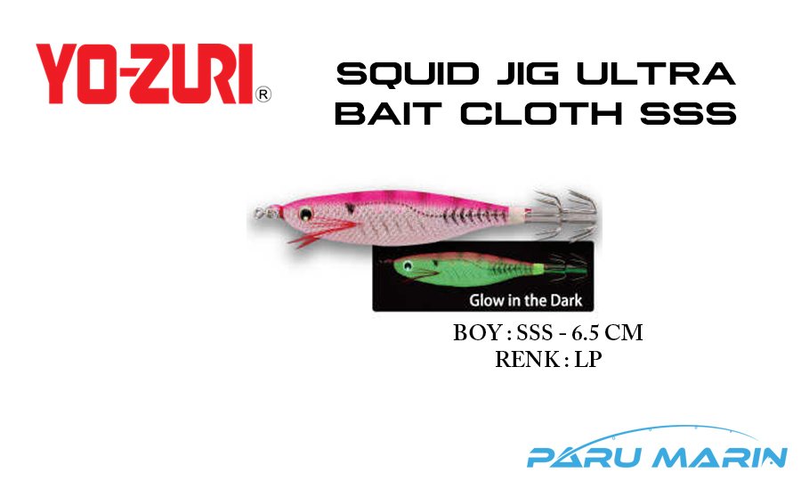 Yozuri A1680 Squid Jig Ultra Bait Cloth SSS-6.5cm Kalamar Zokası LP