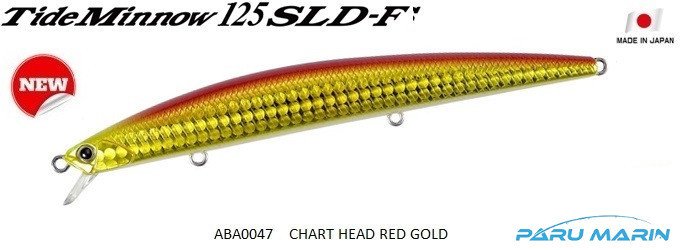 Duo Tide Minnow 125 SLD-F ABA0047 / Chart Head Red Gold