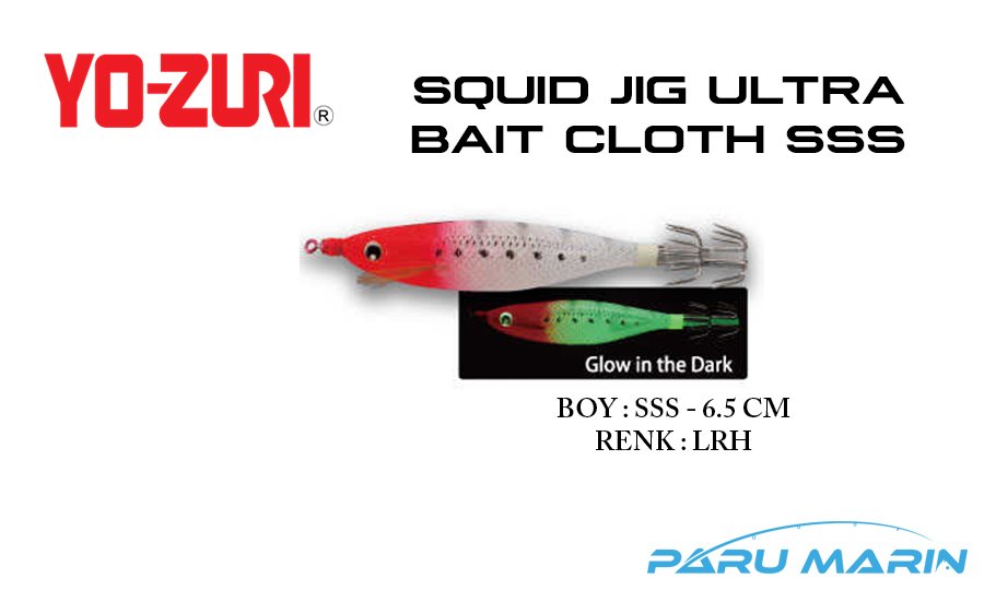Yozuri A1680 Squid Jig Ultra Bait Cloth SSS-6.5cm Kalamar Zokası LRH