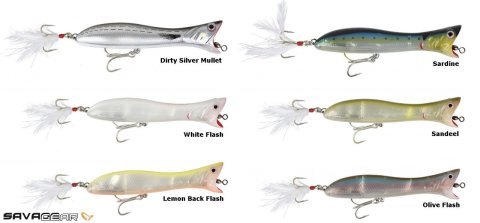 Savage gear Panic Popper 13.5cm 38g Suni Yem White Flash
