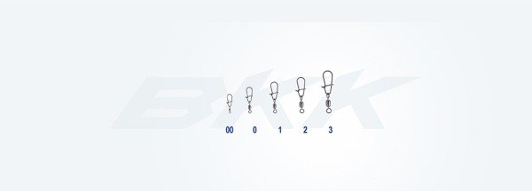 BKK Duolock 51 Snap Swivel Klips No:1 , 31 Kg.