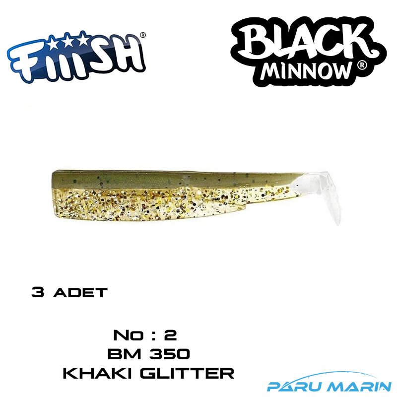 Fiiish BM90/2 BM350 3 Adet Yedek Gövde Khaki Glitter Silikon