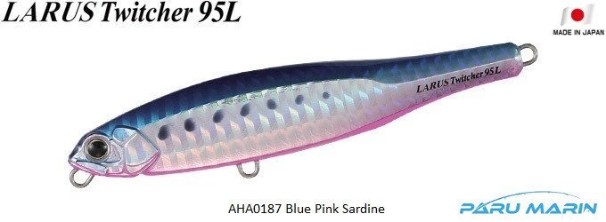 Larus Twitcher 95L AHA0187 / Blue Pink Sardine