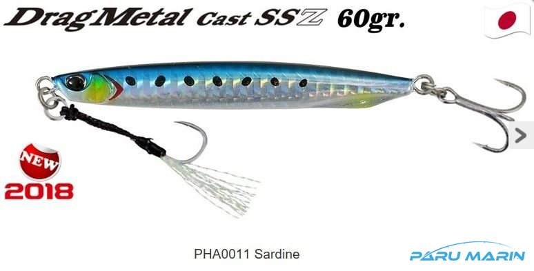 Duo Drag Metal SSZ Jig 60gr. / PHA0011 Sardine