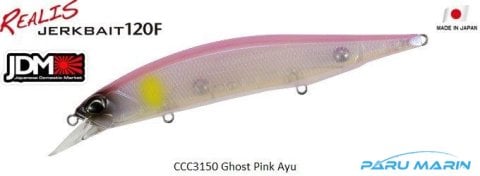 Duo Realis Jerkbait 120F CCC3150 / Ghost Pink Ayu