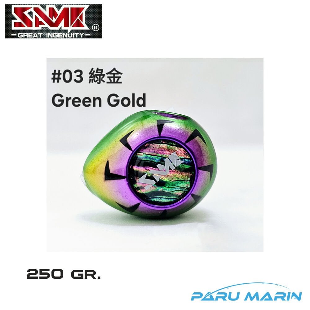 SAME Tai Rubber Sliding Kafa 250gr. #3 Green Gold