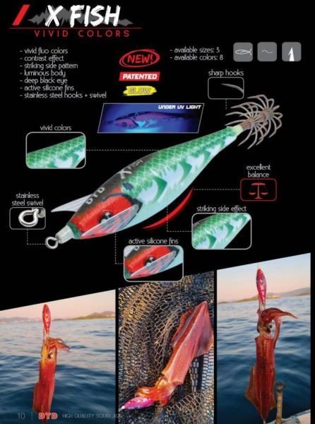 DTD X Fish 1.5 Serisi 55 mm. Glow