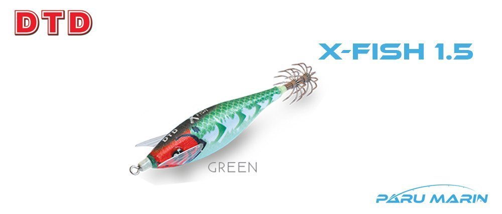 DTD X Fish 1.5 Serisi 55 mm. Glow GREEN