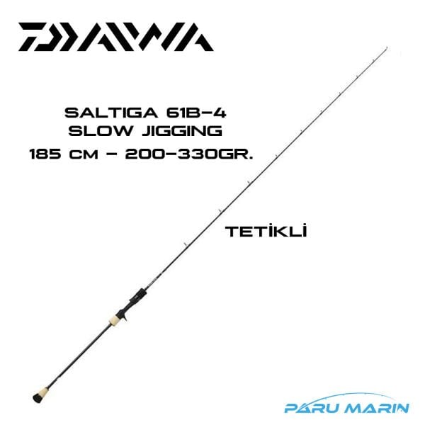 Daiwa Saltiga 185 cm 200-330 gr Tek Parça Slow Jig Kamışı (SGSL61B4)