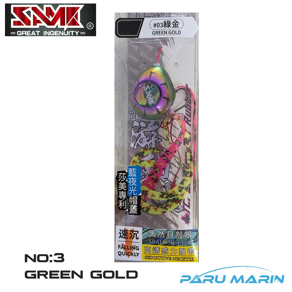 SAME SAMURAI TC. Tai Rubber Jig 150 gr. Seçenekli no:3 Green Gold