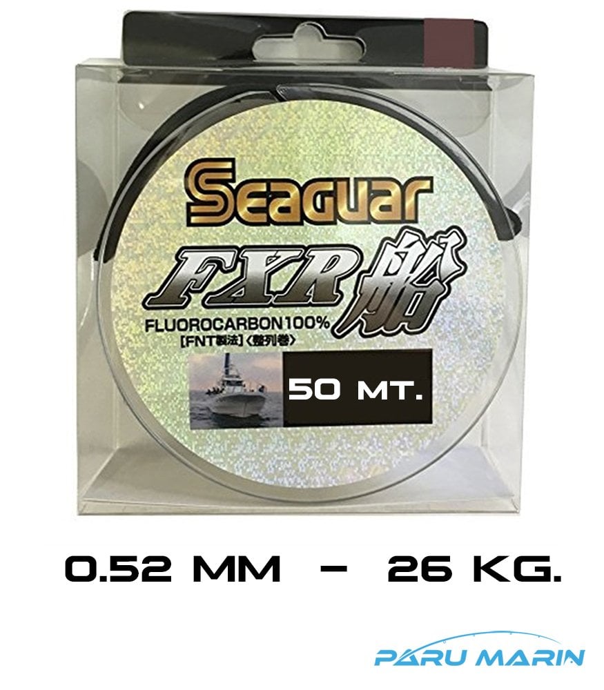 SEAGUAR FXR %100 Florokarbon 50Mt. 0,52mm - 26kg Misina
