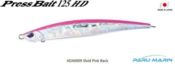 Press Bait Heavy Duty 125HD ADA0009 / Sloid Pink Back