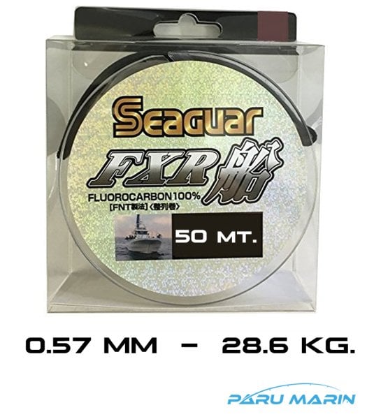 SEAGUAR FXR %100 Florokarbon 50Mt. 0,57mm - 28.6kg Misina