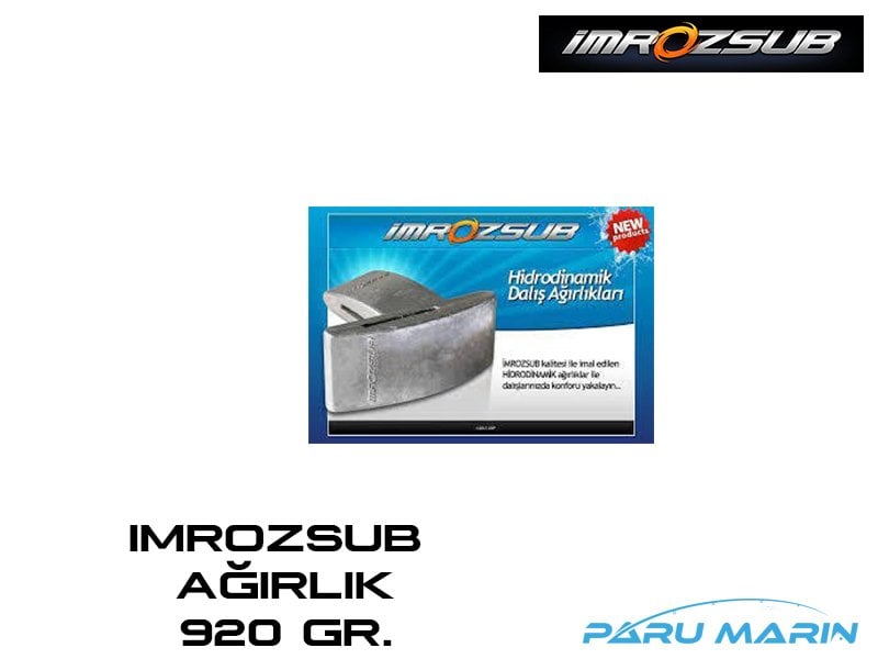 İmrozsub Hidrodinamik Dalış Ağırlığı