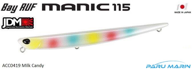 Duo Bay Ruf Manic 115  ACC0419 / Milk Candy