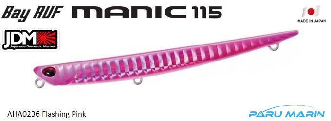 Duo Bay Ruf Manic 115  AHA0236 / Flashing Pink