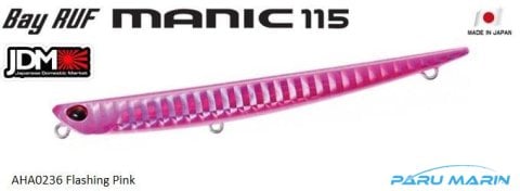 Duo Bay Ruf Manic 115  AHA0236 / Flashing Pink