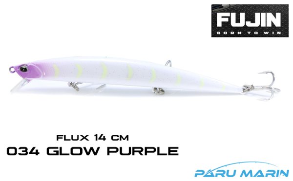 Fujin Flux 140mm 18gr Floating Maket Balık 034 Glow Purple