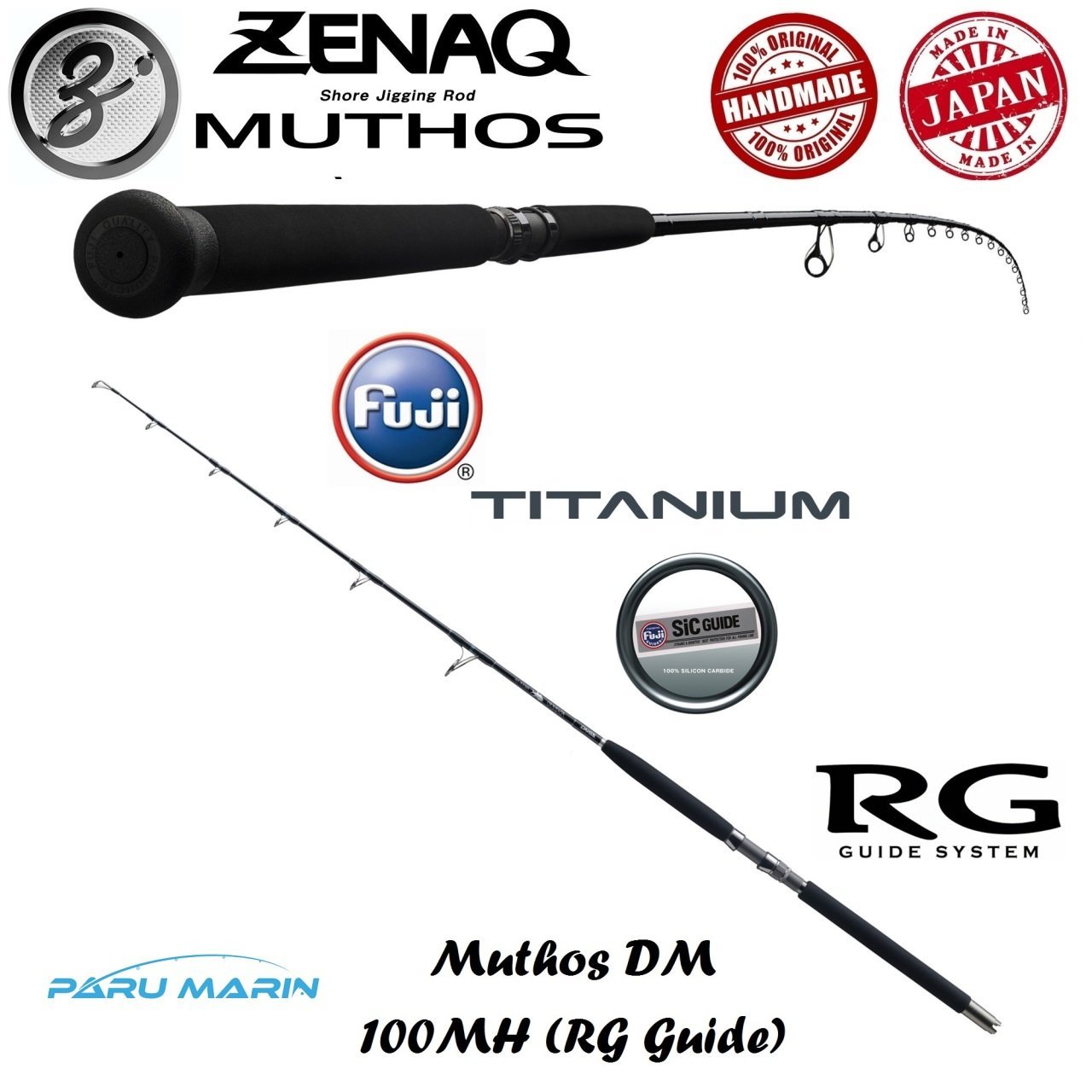 Zenaq Muthos DM 100 MH RG 305 cm. 25-120 g.