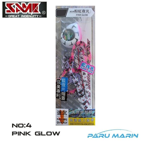 SAME SAMURAI TC. Tai Rubber Jig 100 gr. Seçenekli no:4 Pink Glow