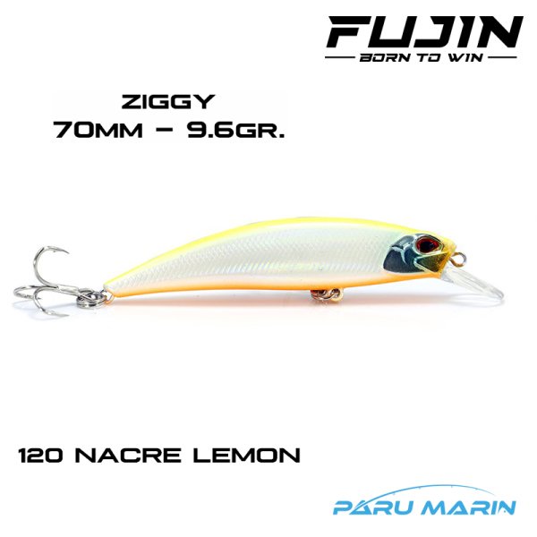 Fujin Ziggy7 Maket Balık 70mm 120 Nacre Lemon