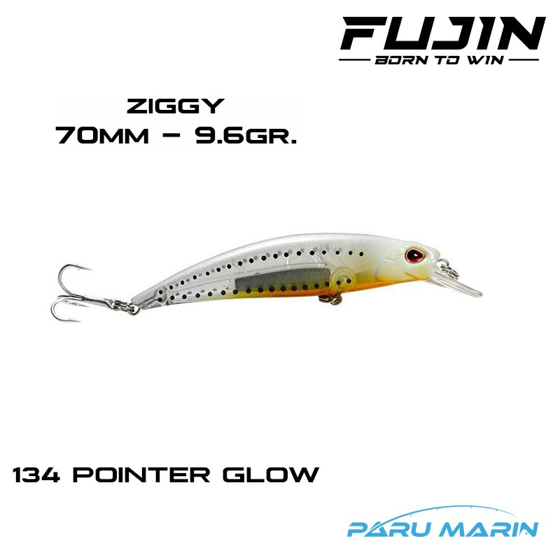 Fujin Ziggy7 Maket Balık 70mm 134 Pointer Glow