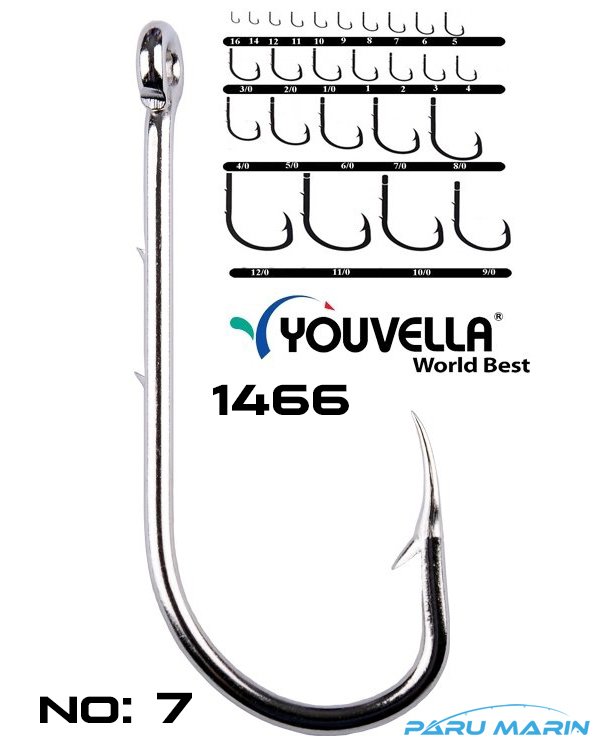Youvella 1466 (92666) 100'lü kutu nikel iğne No:7