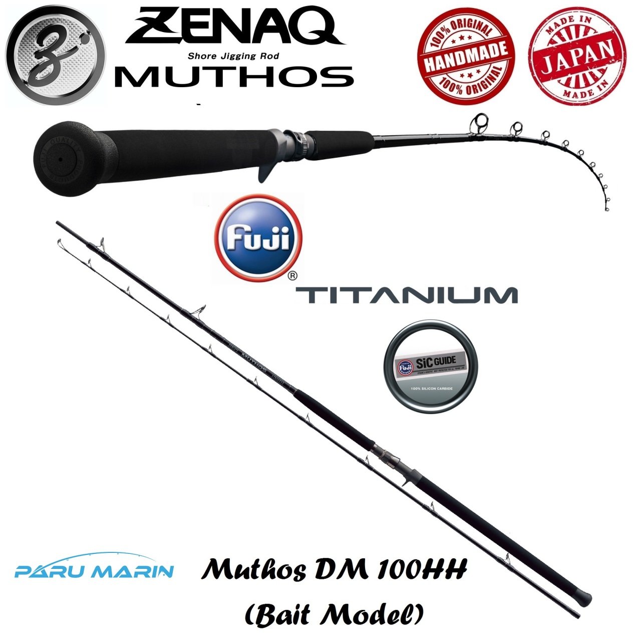 Zenaq Muthos DM 100HH Bait 305 cm. 45-180 g.