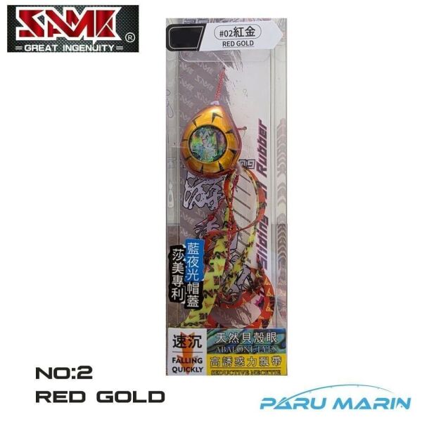 SAME SAMURAI TC. Tai Rubber Jig 60 gr. Seçenekli no:2 Red Gold
