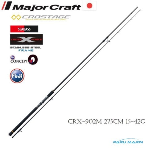 Major Craft Crostage New CRX-902M Seabass Spin 275cm 15-42gr.