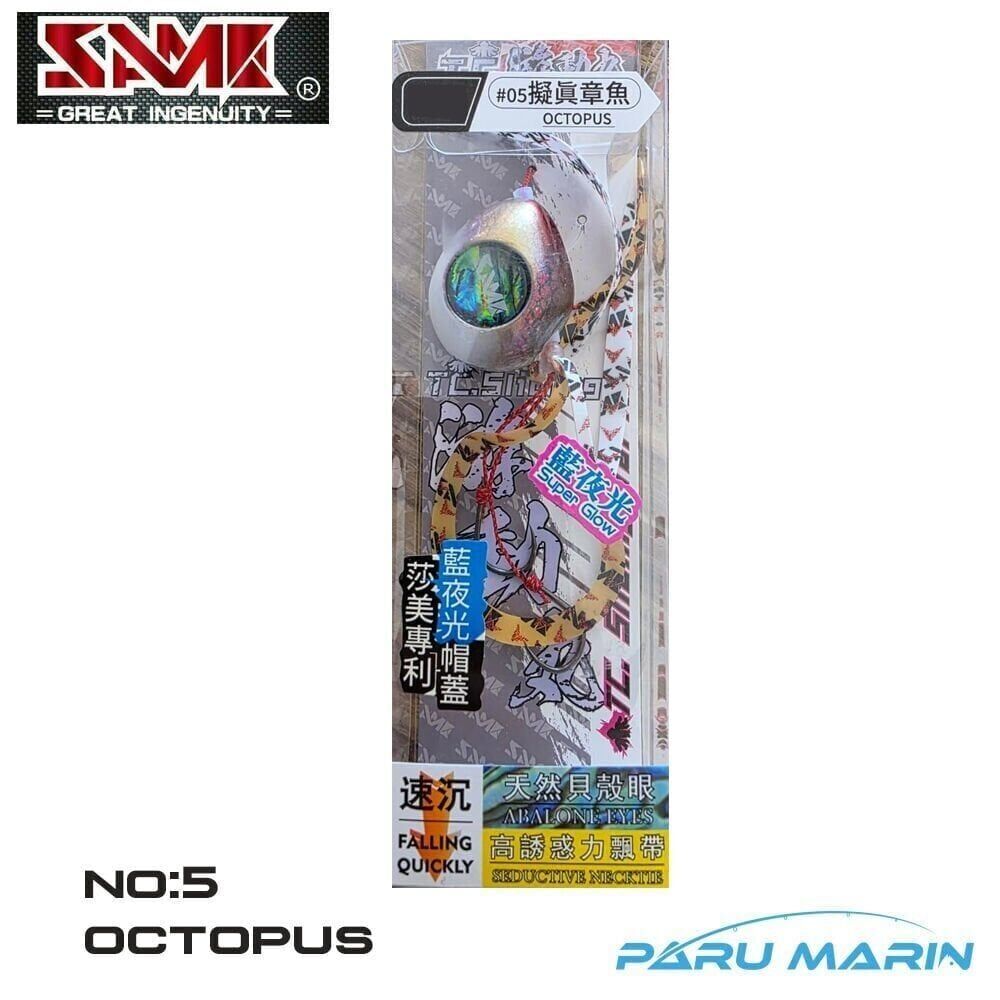 SAME SAMURAI TC. Tai Rubber Jig 60 gr. Seçenekli no:5 Octopus