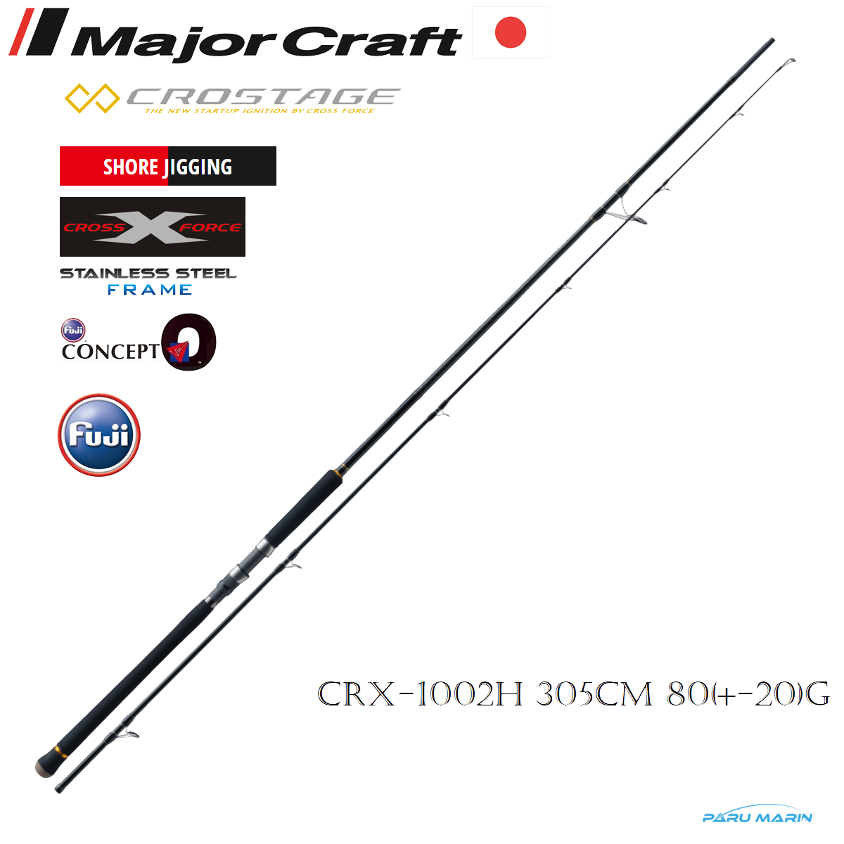 Major Craft Crostage New Shore Jigging Kamış CRX-1002H 305cm 60-100gr.