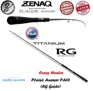 Zenaq Plaisir Answer PA88 (RG) Crazy Hunter Spin Kamış 264 cm. 10-23 g.