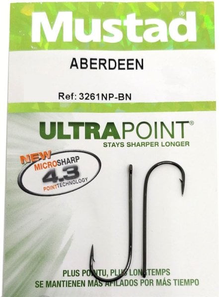 Mustad 3261NP-BN Aberdeen No: 1/0 Uzun İğne
