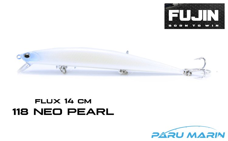 Fujin Flux 140mm 18gr Floating Maket Balık 118 Neo Pearl