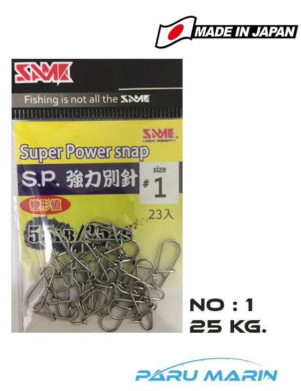 Same Super Snap Klips No:1 - 25 Kg.