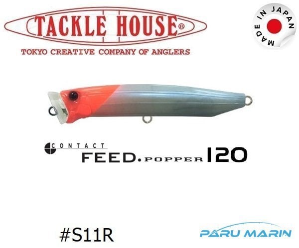 Tackle House Feed Popper 120 No:S11R Maket Balık