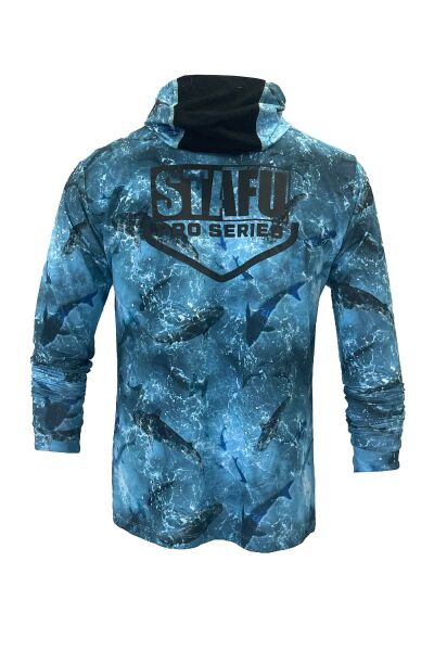 Stafu Pro Haka Hooded - Shark Blue
