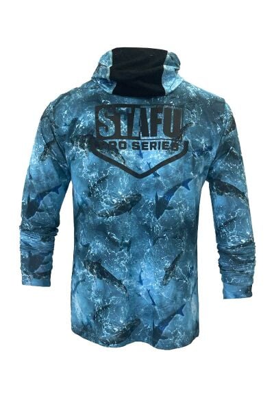 Stafu Pro Haka Hooded - Shark Blue